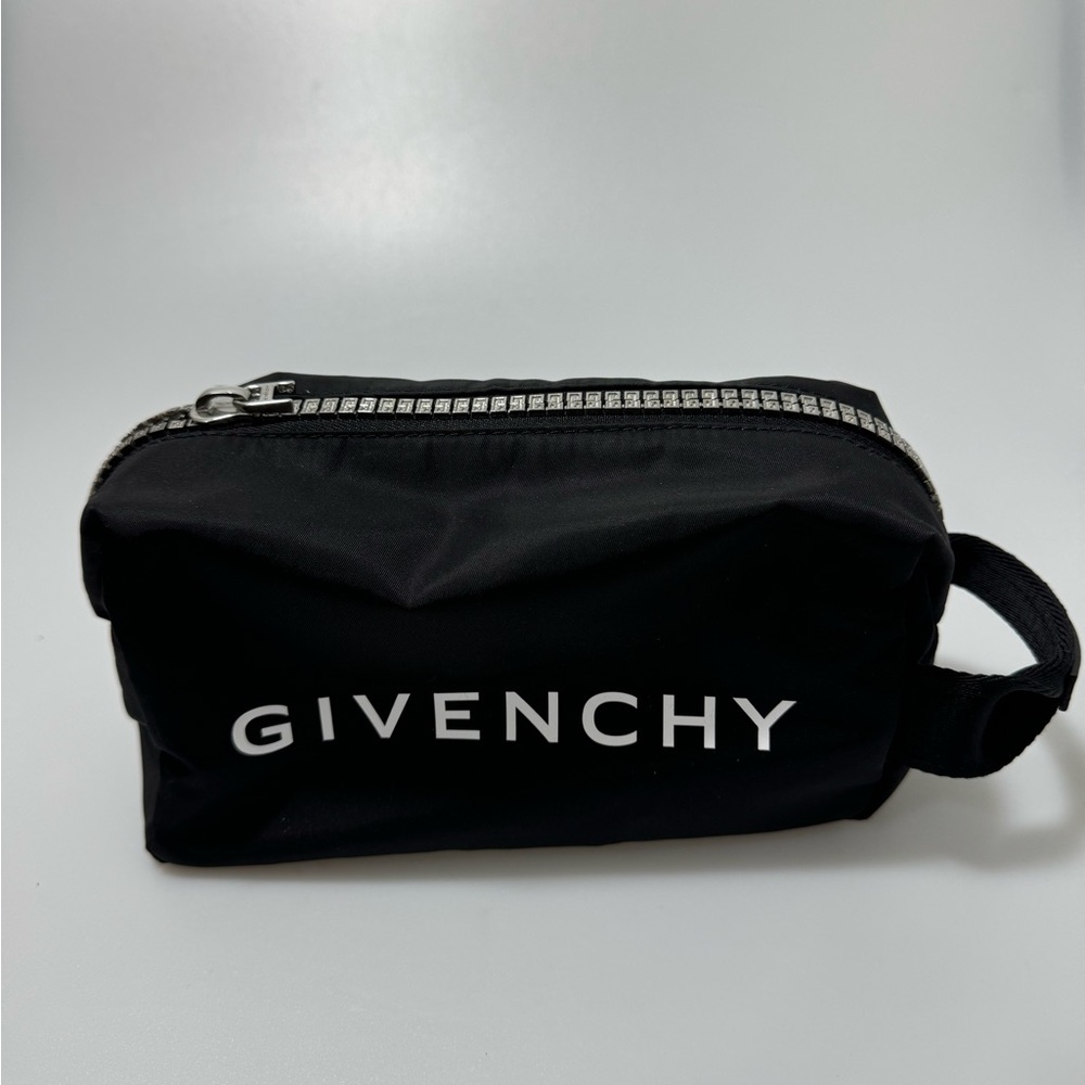 Givenchy G-Zip Toilet Pouch Black Bag